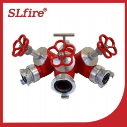 Casting Storz GOST Type Water Divider Fire Fighting 2 3 4 Ways Fire Water Divider