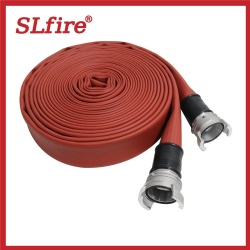 NBR Nitrile Rubber Covered Durable Attack Fire Hose with Coupling